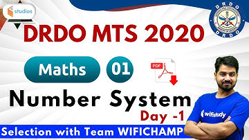 9:00 PM - DRDO MTS 2020 | Maths by Akash Sir | Number System (Part-1)