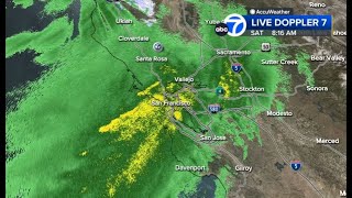 Tracking Saturday's Level 1 Bay Area storm - WATCH LIVE