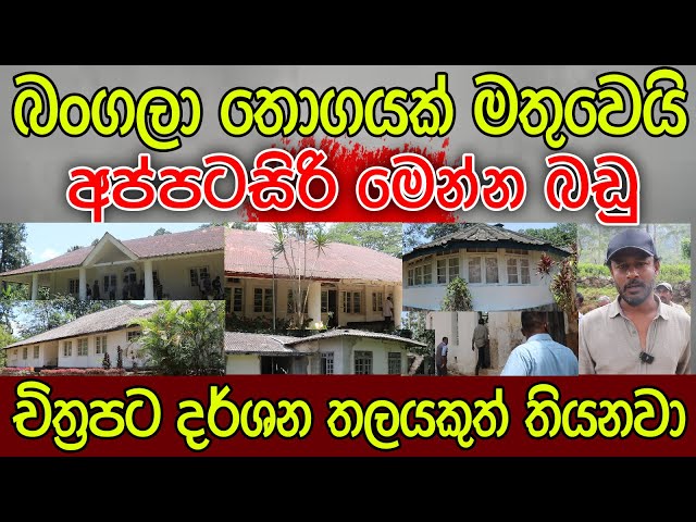 බංගලා තොගයක් මතු වෙයි | අප්පසිරි මෙන්න බඩු | මනුවර්ණ තේ කෞතුකාගාරයටත් යයි | Kalu Sudda