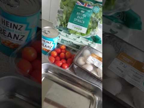 Spinach, Bean & Egg Bake
