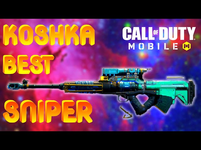 NEW* INSANE KOSHKA BEST SNIPER Class/Loadout COD Mobile  The new-season  battle pass is here and so is the new sniper rifle KOSHKA. This video shows  the best Gunsmith and class setup/loadout