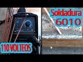 SOLDADURA 6010, Prueba de soldadura con INVERSOR A 110 VOLTEOS