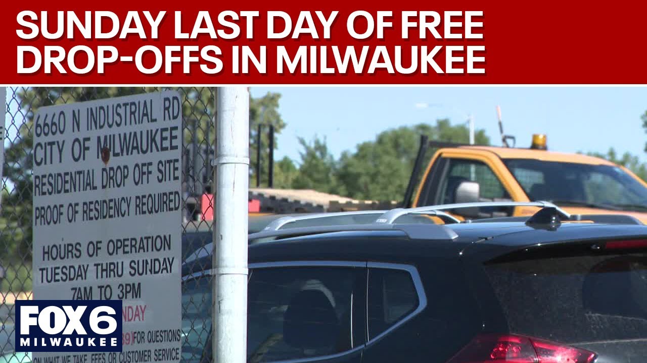 Sunday last day of free drop-offs in Milwaukee after flooding | FOX6 News Milwaukee