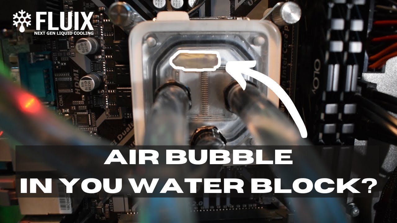Got An Air Bubble In Your Water Block? Try This!