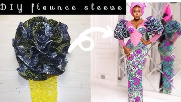DIY spiral flounce sleeve (beginner