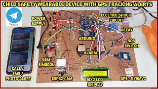 Child Safety Wearable Device with GPS Tracking & Call / SMS / Telegram Photo Alerts using Arduino screenshot 4