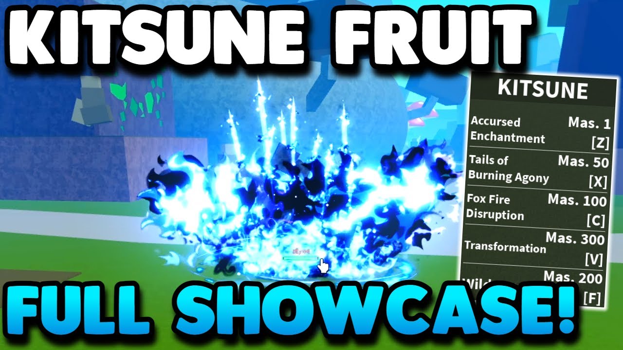 NEW Kitsune Fruit FULL SHOWCASE | Kitsune Update 21! (Blox Fruits ...