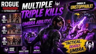 Multiple TRIPLE KILLS with Umbra!  | Rogue Company Strikeout Gameplay