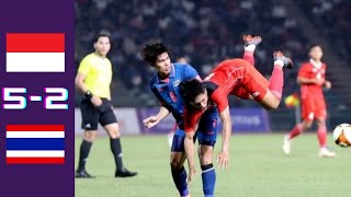 Highlight Indonesia vs Thailand - Final SEA Games 2023 - Hasil Pertandingan