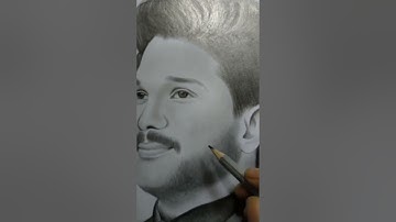 #short video  Allu Arjun  drawing ❤️🧑🏼‍🎨