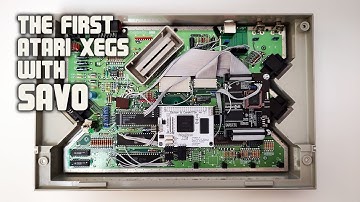 Atari XEGS with SAVO (Saturn Atari Video Output), TK-II, Ultimate 1MB, VBXE and PokeyMAX