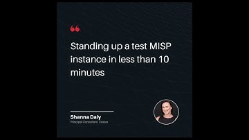Installing MISP in less than 10 minutes with Multipass