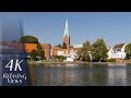 4K Ultra HD Relaxing Video: Lübeck, Germany - Altstadt (Old Town), Trave, Hafen (Harbor)