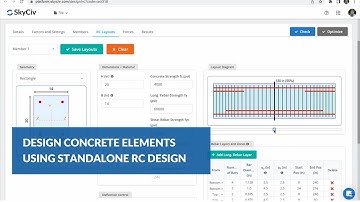 Hoe u betonelementen ontwerpt met behulp van de RC-ontwerpmodule