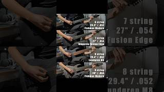 Download Lagu Same Riff on 4 Guitars – Scale, Strings, Pickups Compared MP3