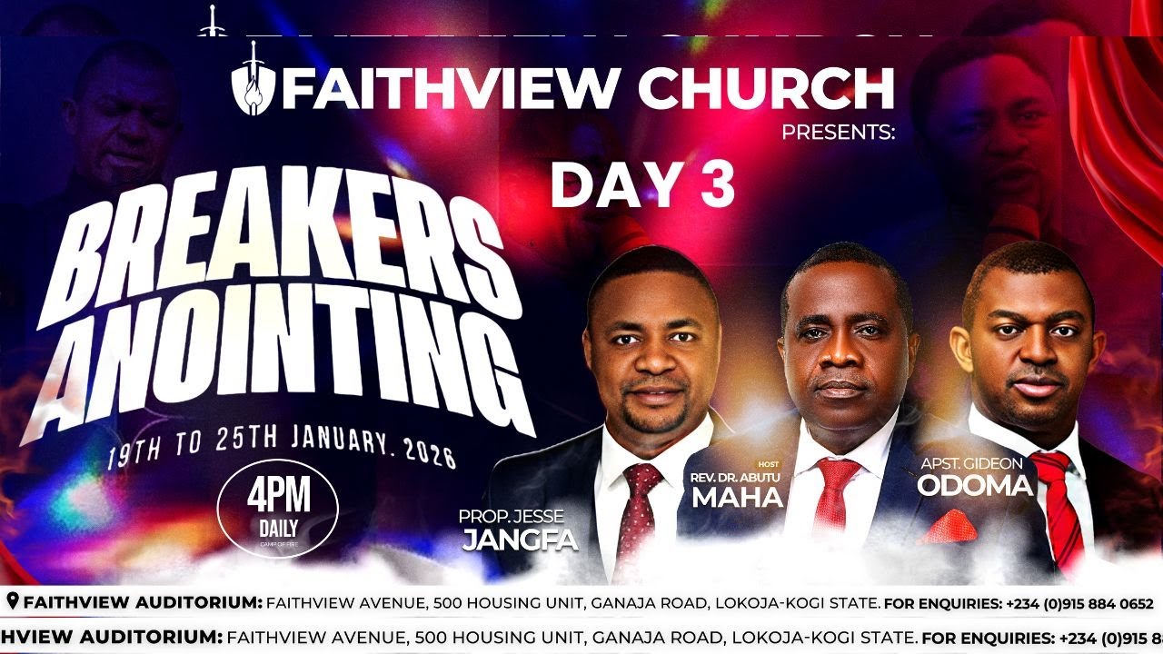 BREAKERS ANOINTING || DAY 3 || JANUARY 19TH 2026