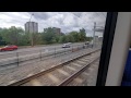 Stroboscopic Effect: Train Speed Matches Camera Frame Rate (Otrain, OLRT Ottawa)