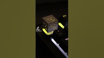 Minecraft ore keycap #keyboard #minecraft