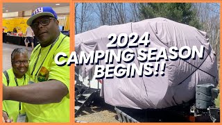Safely removing your RV cover to avoid disaster