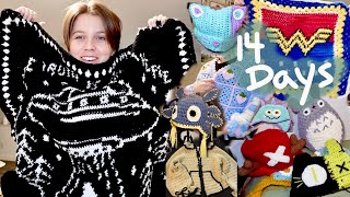 Crocheting 14+ Gifts in 14 DAYS