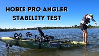 Hobie Pro Angler Stability Test (WE GET WET!)