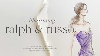 A Fashion Illustration Process To Relax To