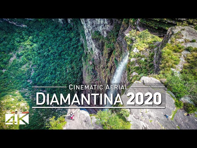 Vista aérea do Morro do Pai Inácio, Parque Nacional da Chapada Diamantina,  no Brasil. Planeta fantástico do Canyon, Banco de Video - Envato Elements