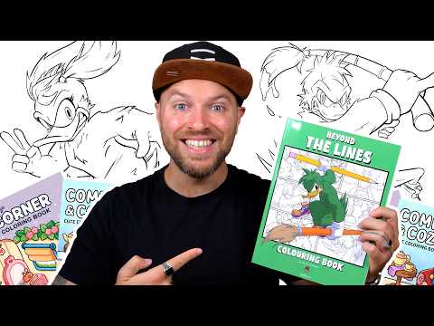 I Finally MADE the COLOURING BOOK I've Always Wanted