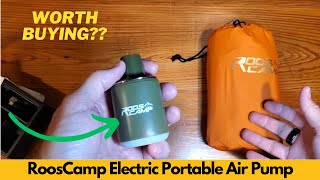 RoosCamp Electric Portable Air Pump for Inflatables and Travel with Camping Light - Worth Buying? screenshot 4
