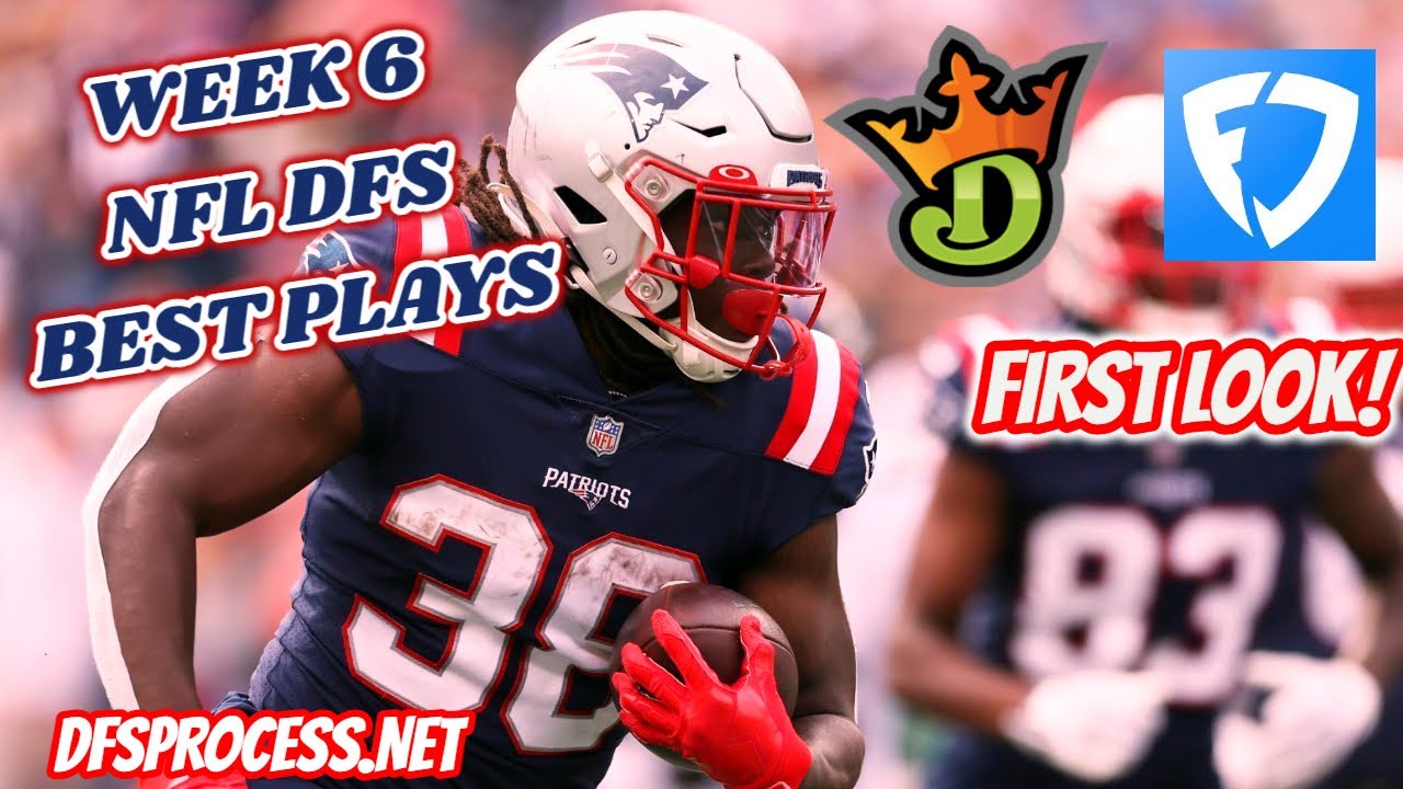 draftkings-fanduel-nfl-week-6-first-look-picks-youtube
