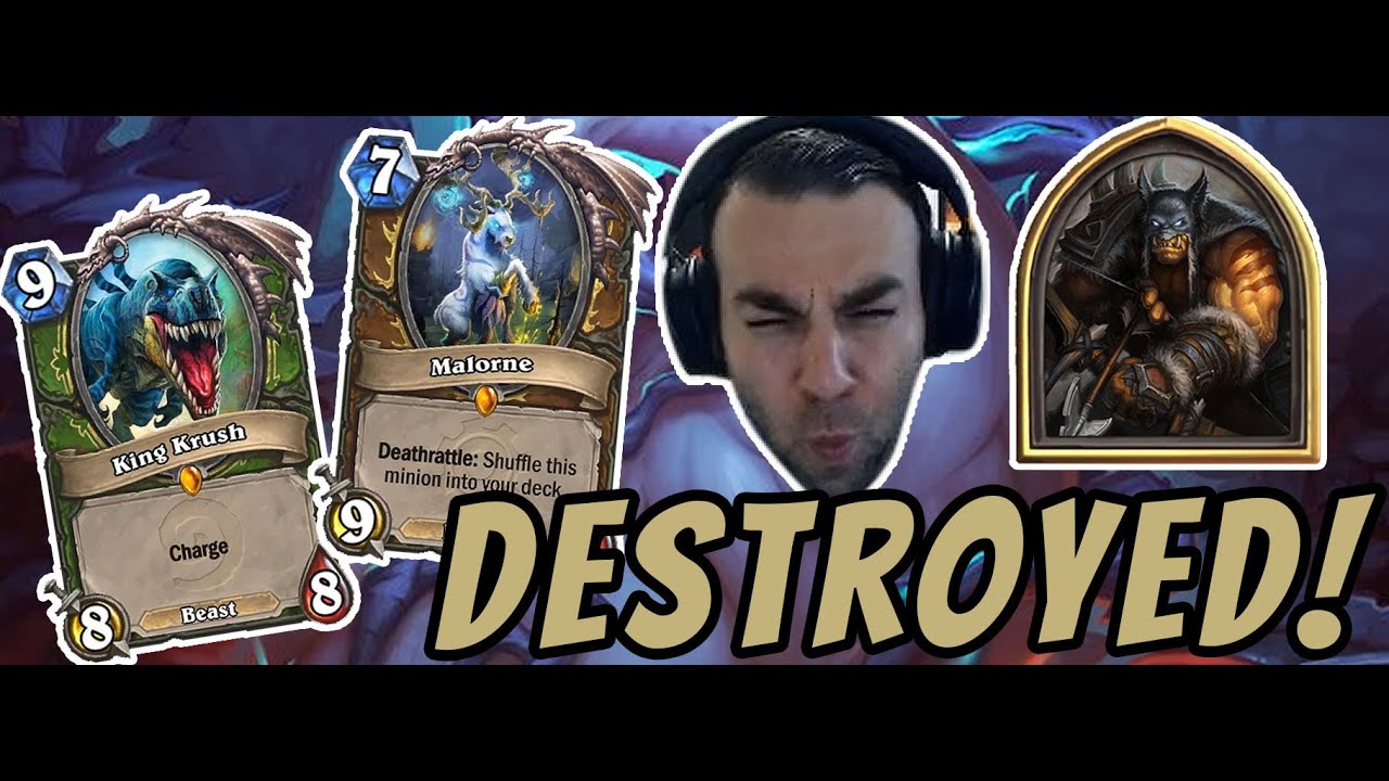 Destroyed By Deathrattle Hunter In Arena Hearthstone Arena Youtube