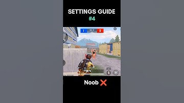 Settings Guide #4 | BGMI / PUBG Mobile Settings Guide ✅ #shorts