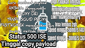 Cara membuat Payload Axis Hits 500ISE All TKP