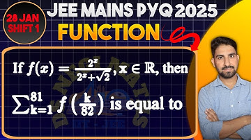 If f(x) = 2^x/2^x+√2, x ∈ R, then ∑f(k/82) is equal to