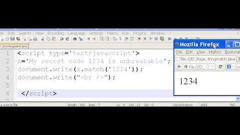 Javascript String Match
