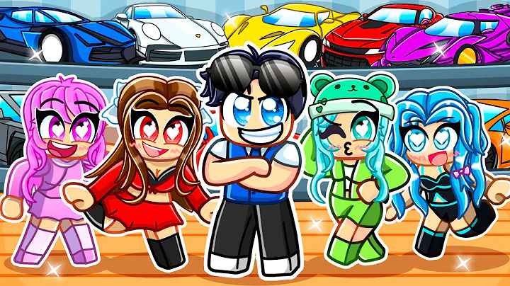 RIZZING GIRLS With My 30 SUPERCAR GARAGE In Roblox DRIVING EMPIRE!