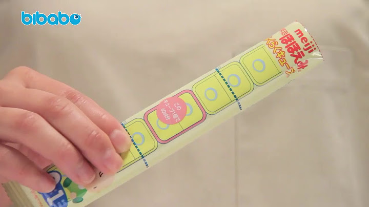 Hướng dẫn pha sữa meiji thanh 0 1