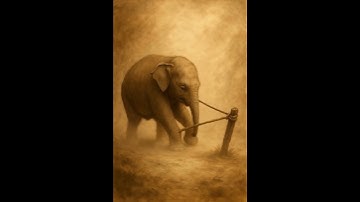 The Elephant and the Rope 🐘 Break Your Limits #MythicalWisdom