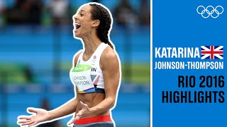 The Best of Katarina Johnson-Thompson 🇬🇧 at Rio 2016!