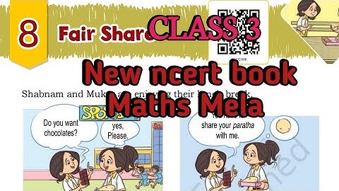 Class 3 | maths | chapter 8 | fair and share | ncert | maths mela #class3 #maths #mathsmela @KVS360 