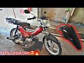 COLOQUEI UM PARA LAMA DE 160 NA MINHA SHINERAY 50CC🔥olha como ficou!!