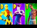 Sweatiest Fortnite Male Skin of Each Letter