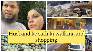 Husband ke sath ki walking plus shopping #familyvlog #vlogs #dailyvlog