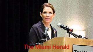 Michele Bachmann on 'influence peddler' Newt Gingrich and Mitt Romney the 'chameleon'