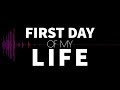 The color  first day of my life official lyric