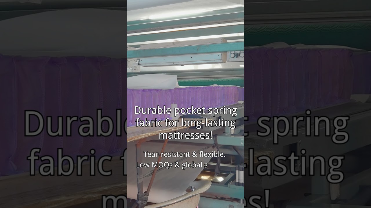 Tear-resistant & Flexible Pocket Spring Fabric 