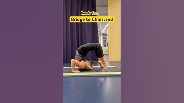 Contortion Skills: Chin stand/ chest stand from the Bridge pose ‼️ #contortion #flexibilitytraining