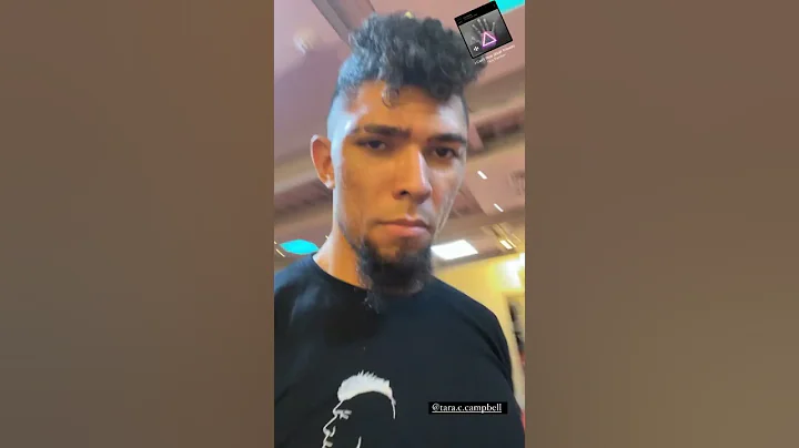 Johnny Walker UFC shows his fans what's good