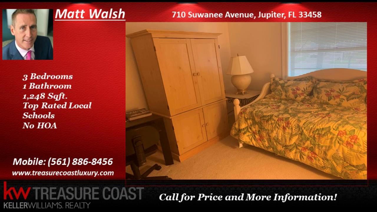 3 bedroom 1 bath home Jupiter River Estates 33458 No HOA YouTube