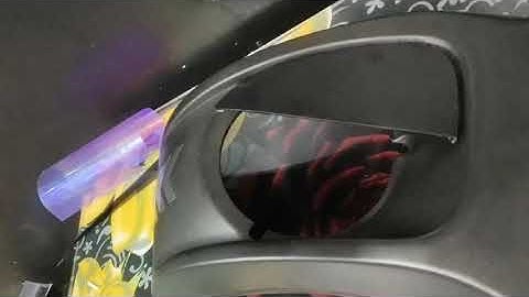 auto head light modification (angry bird design)